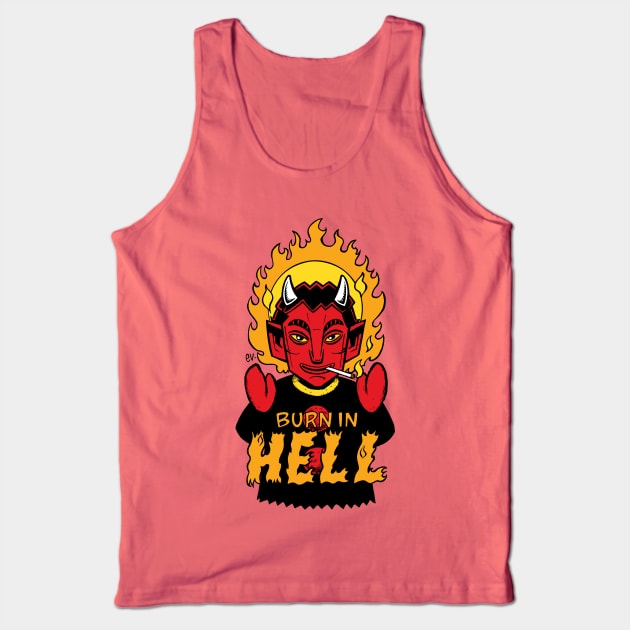 Devil Puppet "Burn In Hell" reprint Tank Top by House.of.Fun